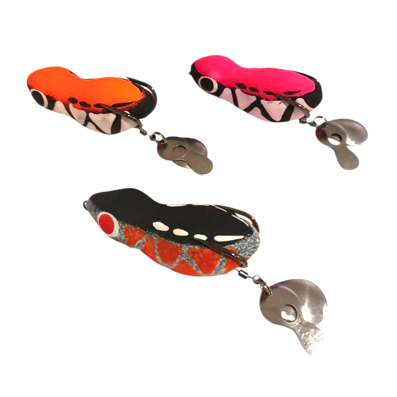 Real Warrior Astro Frog Lure – Lifelike Weedless Topwater Frog Lure