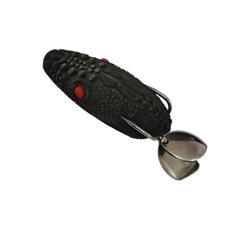 Pexxo Crocodile Hand Made Soft Frog Lure 6cm 13–14g weedless topwater fishing lure for snakehead and bass fishing