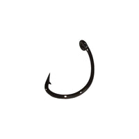 High-quality black nickel fly fishing hooks by Hayabusa