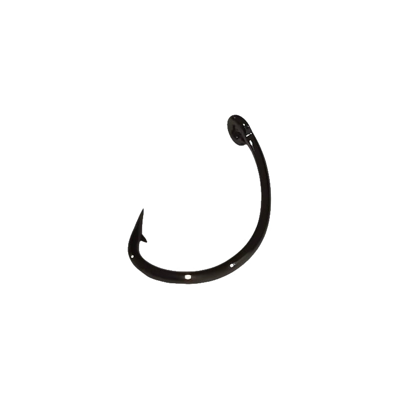 High-quality black nickel fly fishing hooks by Hayabusa