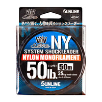 Sunline System Shockleader Nylon Monofilament spool – strong fishing leader line.