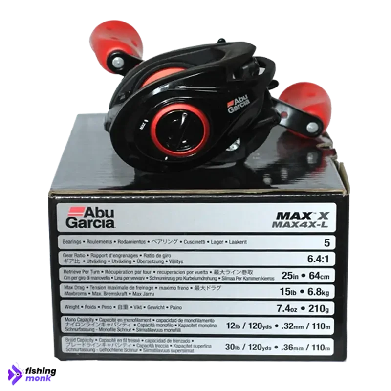 Abu Garcia MAX4X-L Bait Casting Reel - Fishingmonk
