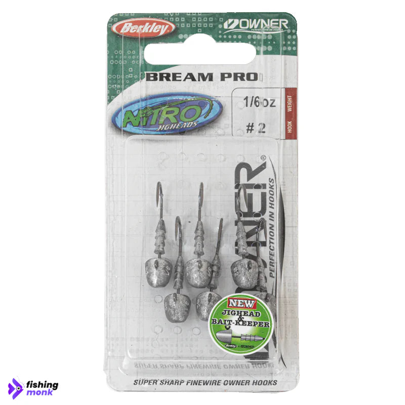 Nitro Jig Heads Nitro Bream Pro Jigheads 1/6oz #1/0