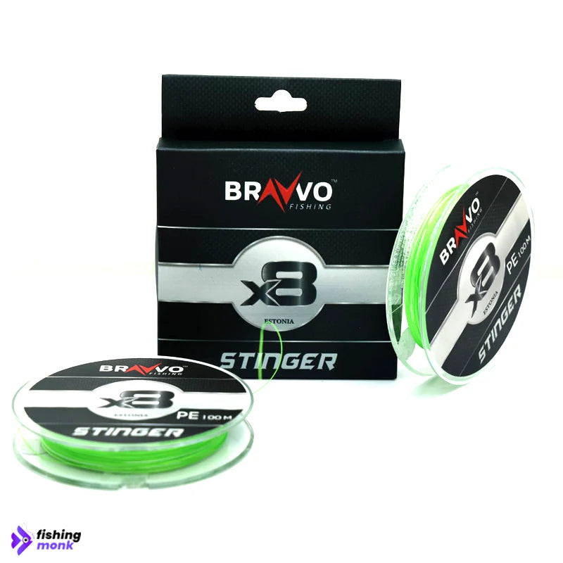 45 lb braided fishing line Bravvo Stinger 8x Braided Line – Strong, Sensitive, and Durable Fishing Line