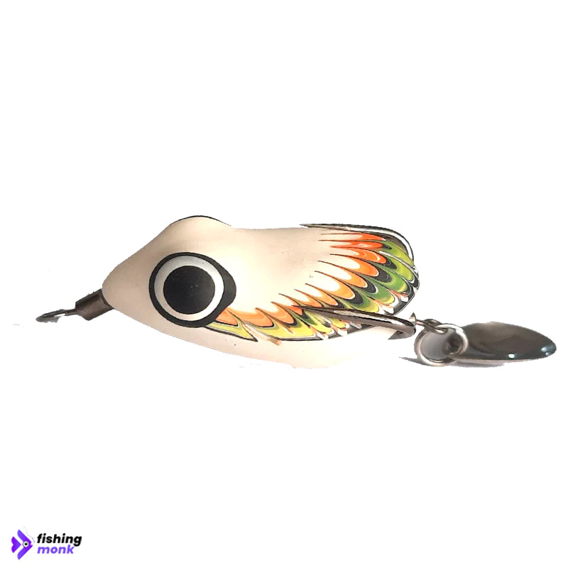 Bravvo Toppy Hand Made Soft Frog Lure | 4cm | 6-7g - White