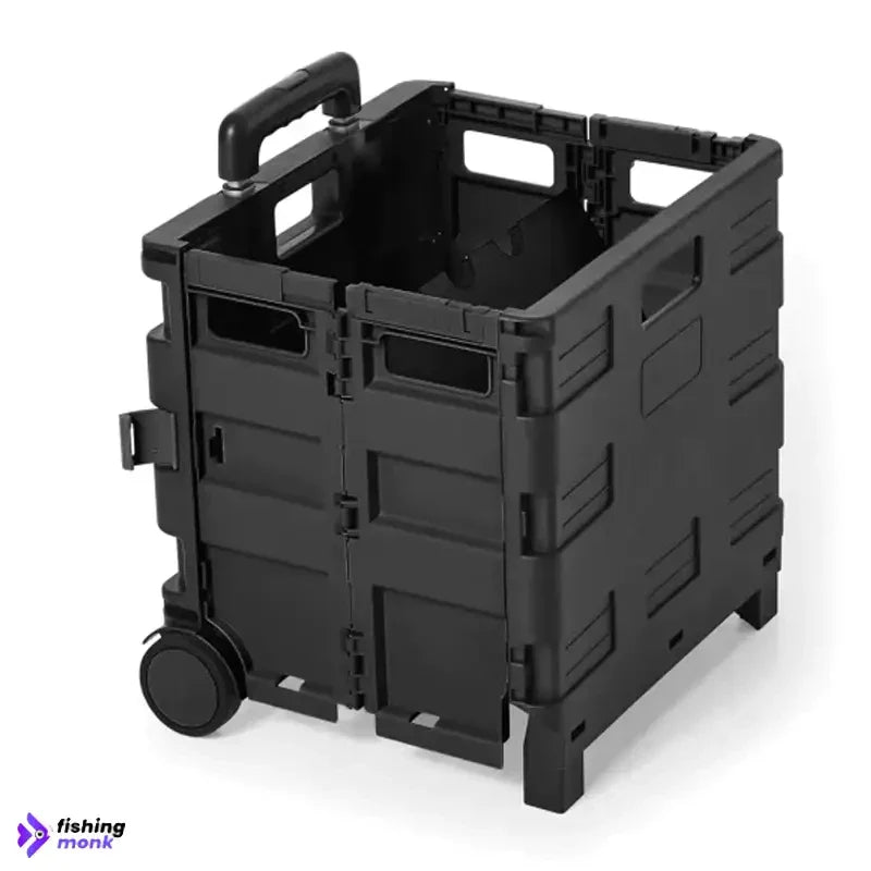 Collapsible Trolley Box - Black - TROLLEY