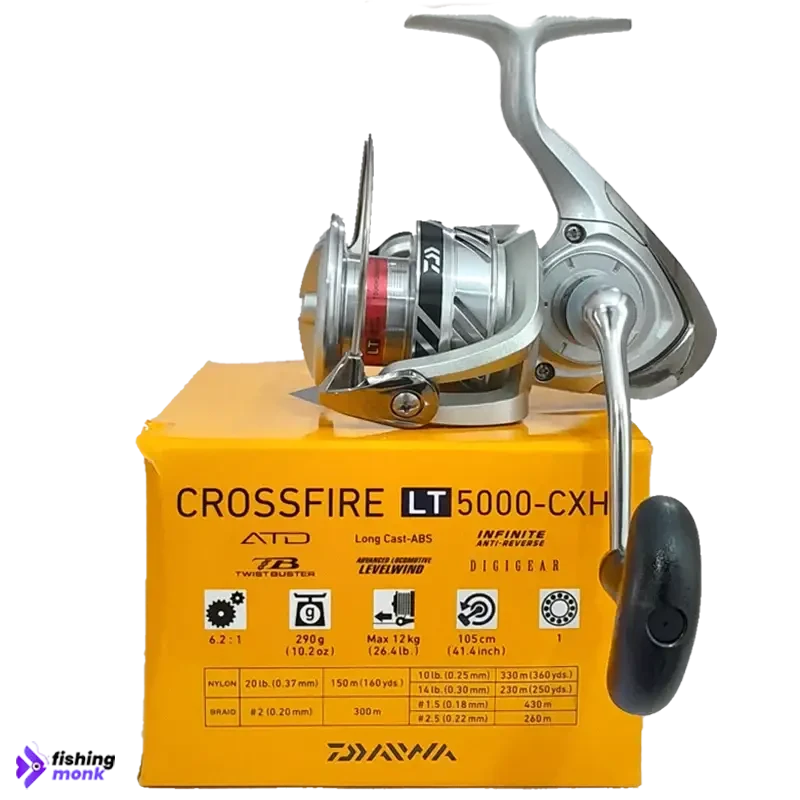 DAIWA crossfire LT 1000XH 2000-XH 2500-XH 3000-CXH 4000-CXH 5000-CXH 6000-H  High Gear Ratio Fishing Spinning Reel