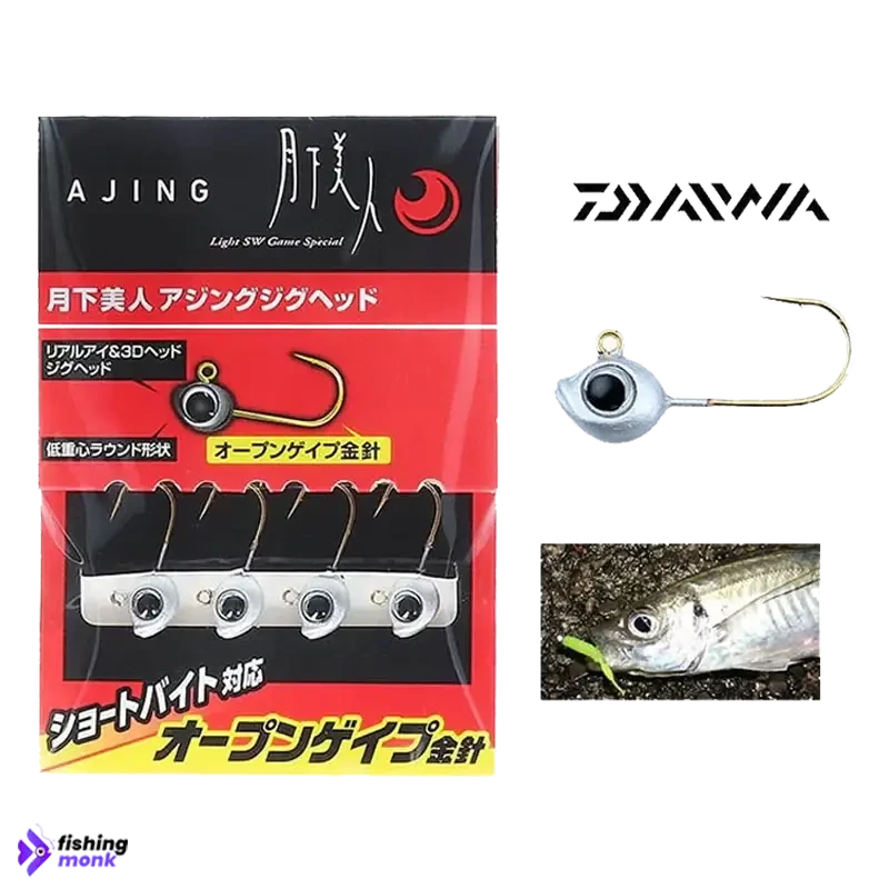 Daiwa Gekkabijin Ajing Jig Head | 0.5g | # 8 - Jig Head