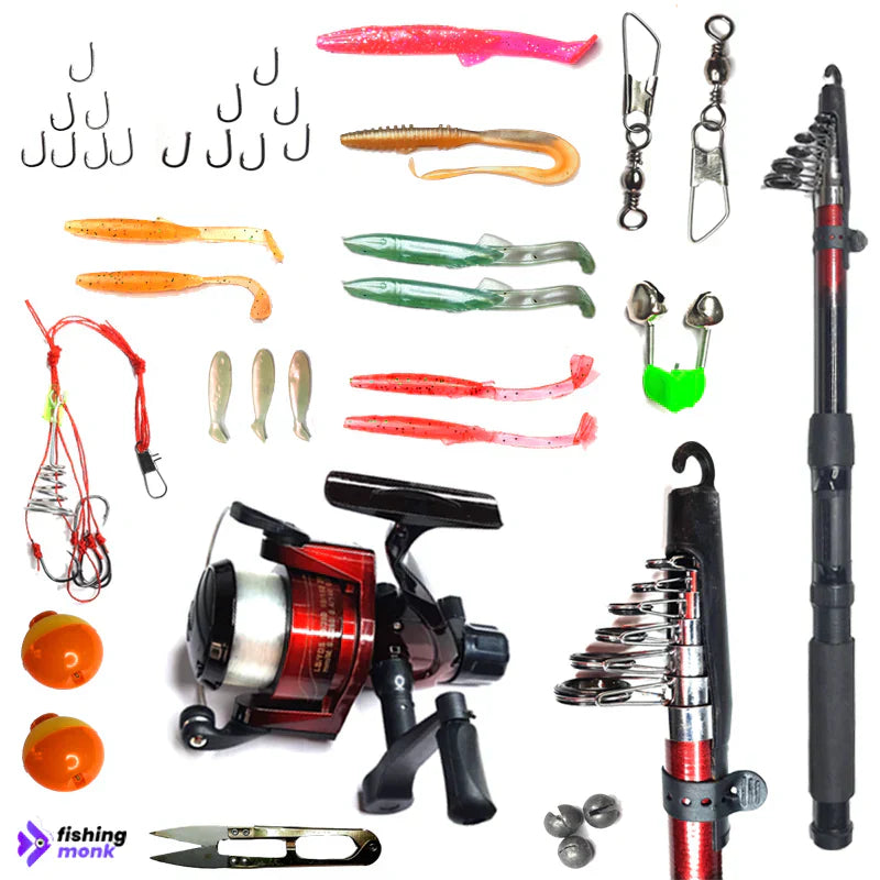 Fishing Rod and Reel Combo Set Fishingmonk - Main Image