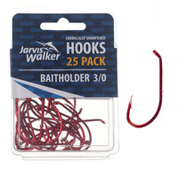 Jarvis Walker Chemically Sharpened Red Baitholder Hook