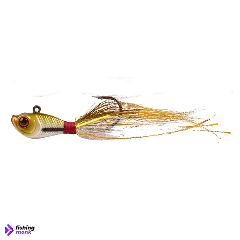 Lucana Bucktail Jig | 110mm | 28g - Brown White - Jig Lure