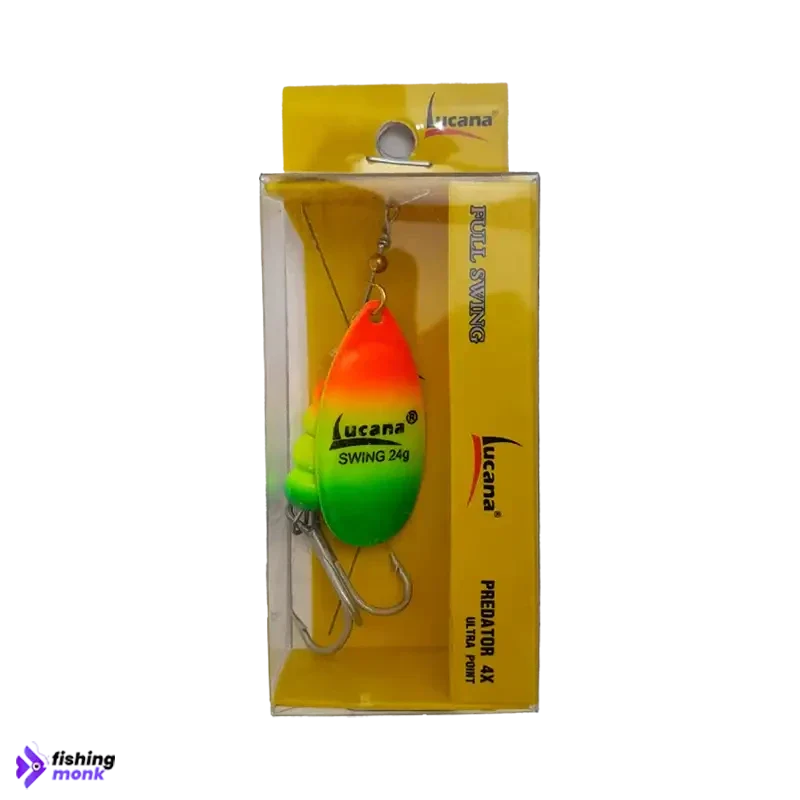 Lucana Full Swing Spinner Lure | 24g - Tiger Green - Lure