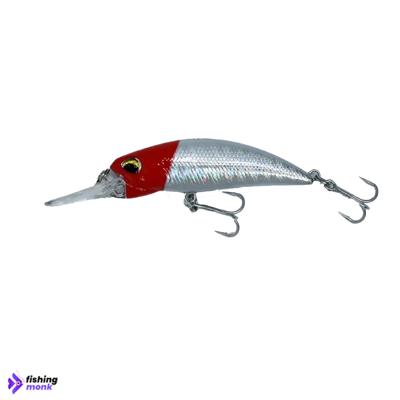 Lucana Glitter Sinking Minnow | Size: 50mm | 4.8g - Red Head