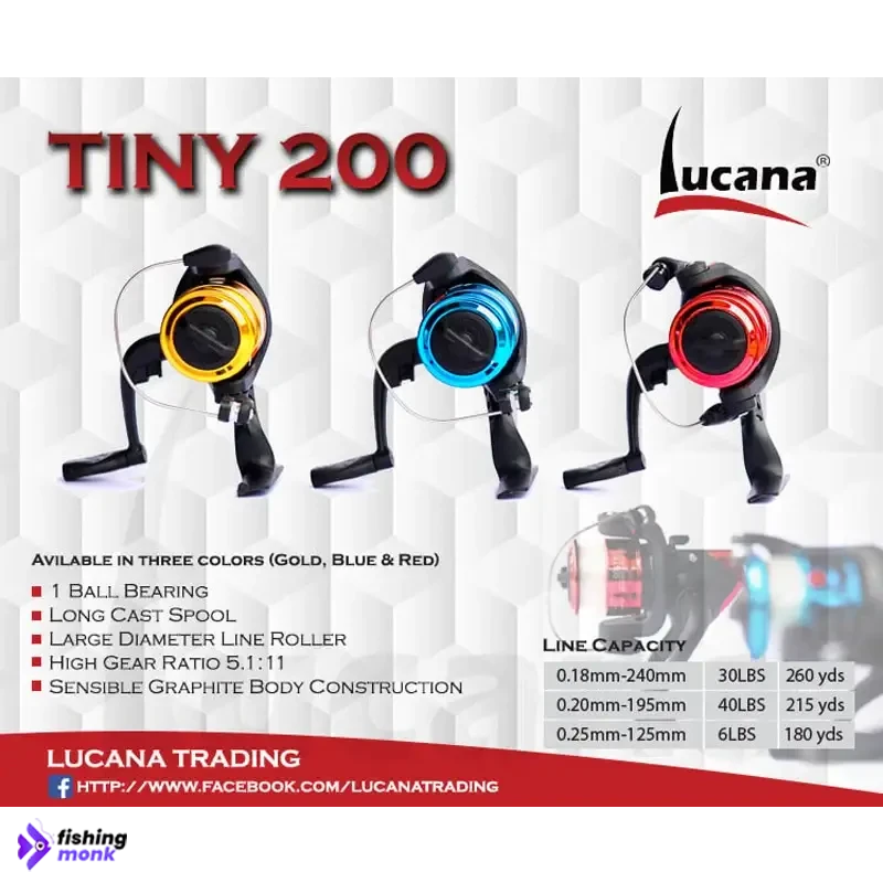 Lucana Tiny 200 Spinning Reel