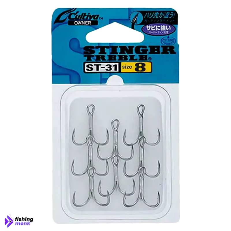 Owner Cultiva ST-31 Stinger Treble | #8 - Fishing Hook