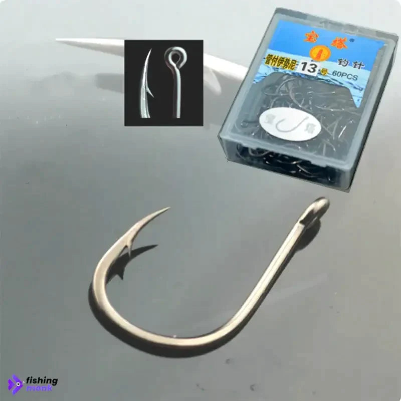 Pagoda Tube ISE Fishing Hooks | Size #15 | 40pcs/box - 15