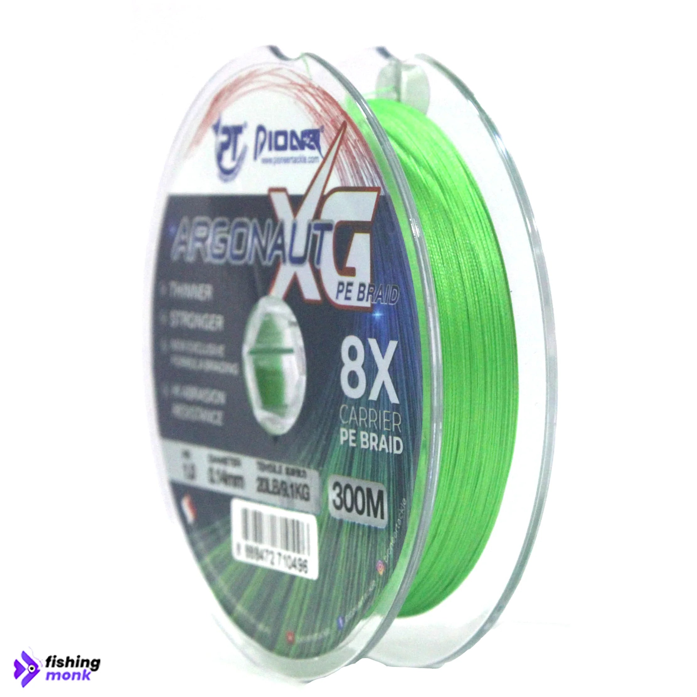 Pioneer Argonaut XG 8X Braid Line | 20lb - 60lb | 300 mtr