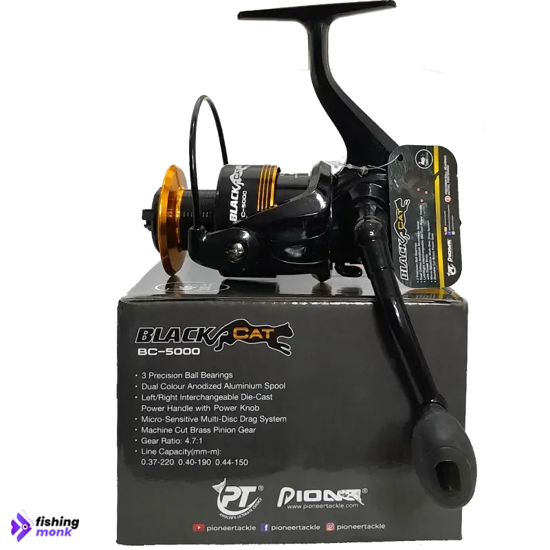 Pioneer Black Cat BC-5000 Spinning Reel – Fishingmonk