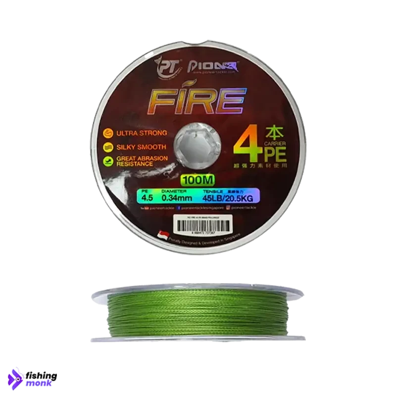 Pioneer Fire 4x 100m Braid Line