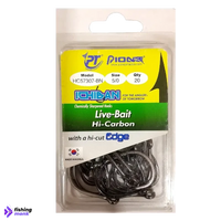 Pioneer Ichiban Live-Bait Hi-Carbon Hi-Cut Edge Hooks