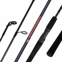 Fishing rod with 'Sonicmax' branding on a white background