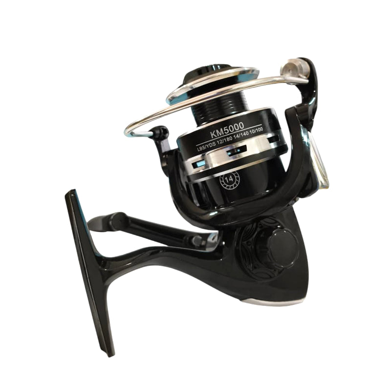 Spinning Fishing Reel with smooth drag and corrosion-resistant metal spool