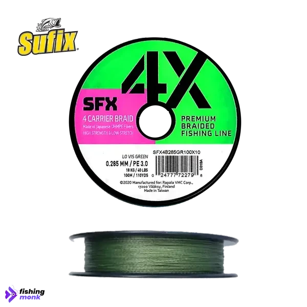 Sufix SFX 4X 100m Braid Line - Fishingmonk