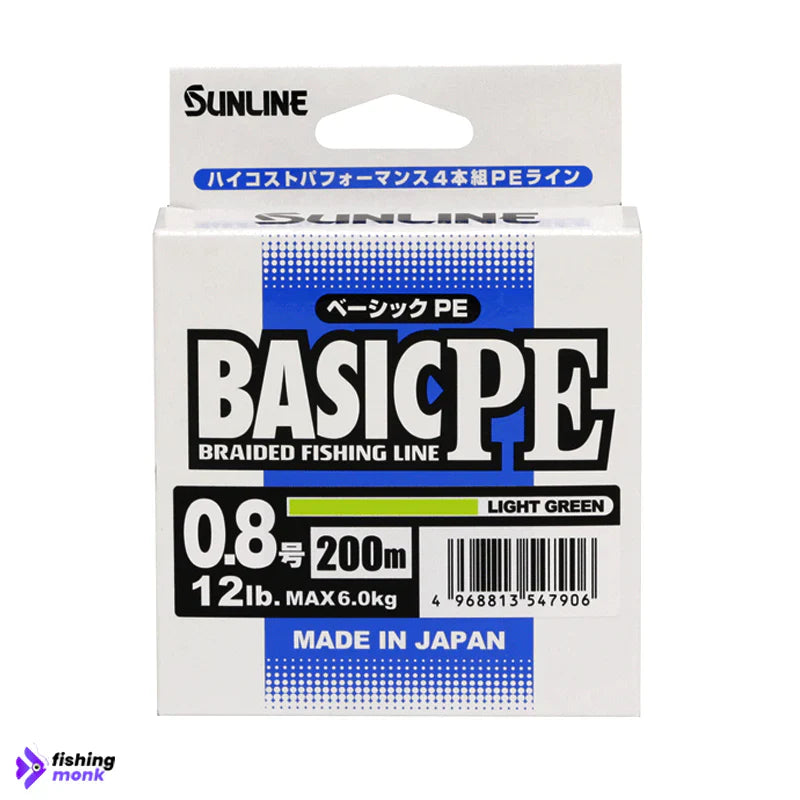 braided fishing line made in japan Sunline Basic PE Braided Fishing Line