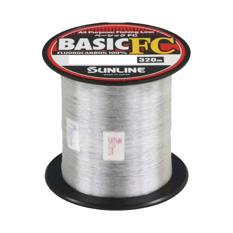 Sunline Basic FC Fluorocarbon Fishing Line spool – invisible underwater fishing line
