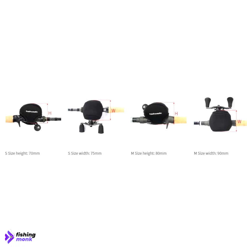 Tailwalk Baitcasting Pouch | Fishing Reel Cover - Reel Bag