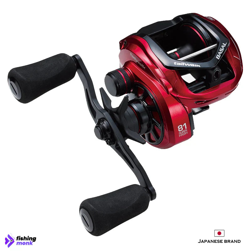 Tailwalk Wide Basal CA 81 Bait Casting Fishing Reel