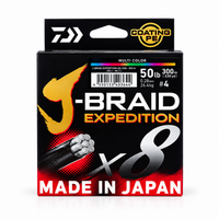 Daiwa J-Braid Expedition PE 4 braid, front of packaging