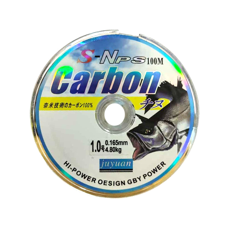 Monofilament High Resistance Elastic S-NPS Carbon 100M Fishing Line spool
