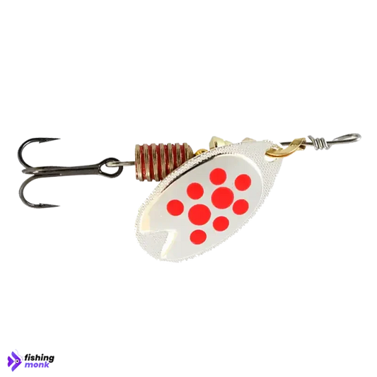 Abu Garcia Fast Attack Spinner | 7cm | 10g - Silver/red Dots