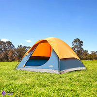 Anko 3 Person Dome Tent with spacious interior and mesh windows.