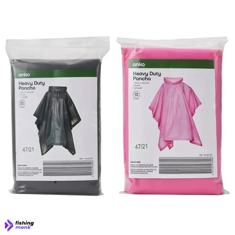 Anko Heavy Duty Poncho Rain Coat Fishingmonk