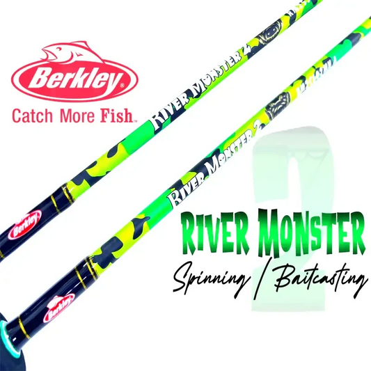 Berkley River Monster 2 Bait Casting Rod | 6.3ft - 6.3ft -