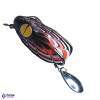 Bravvo Angsa Hand Made Soft Frog Lure | 4cm | 7-8g - Black