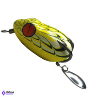 Bravvo Angsa Hand Made Soft Frog Lure | 4cm 7 - 8g - Yellow