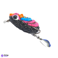 Bravvo Cherry Hand Made Soft Frog Lure | 3.5cm | 5g - Black