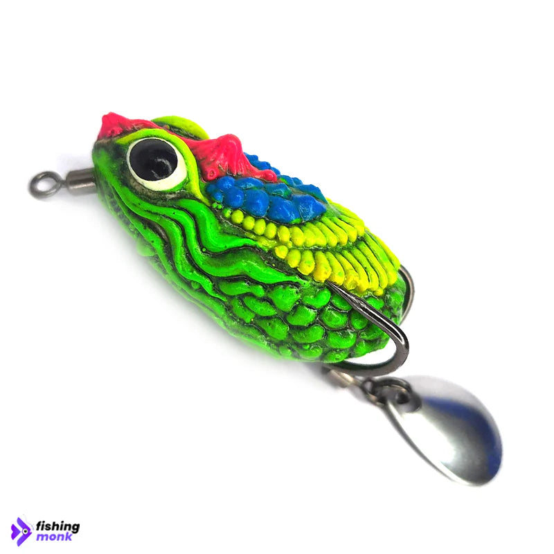 Bravvo Cherry Hand Made Soft Frog Lure | 3.5cm | 5g - Green