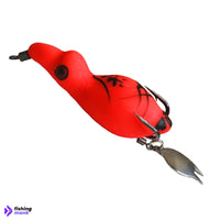 Bravvo Fly Duck Hand Made Soft Frog Lure | 6cm 7 - 8g - Red