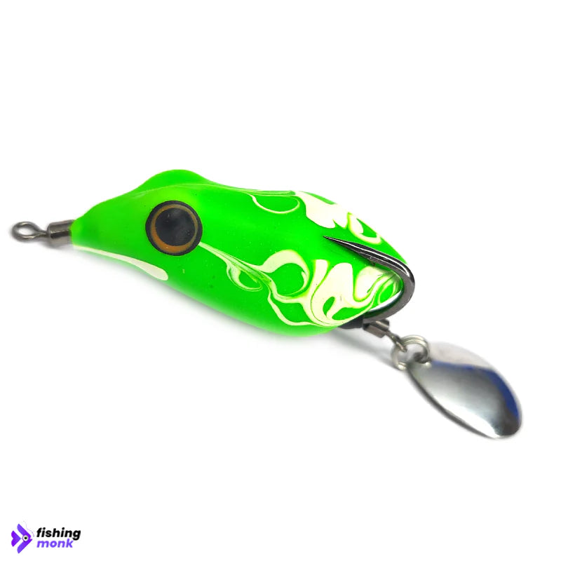 Bravvo Komo Hand Made Soft Frog Lure | 4.2cm | 5-6g - Green