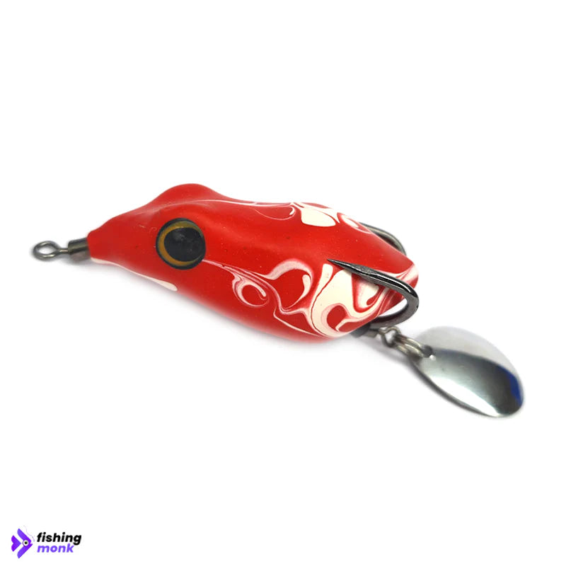 Bravvo Komo Hand Made Soft Frog Lure | 4.2cm | 5-6g - Red