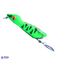 Bravvo Zeel Hand Made Soft Frog Lure | 7.5cm | 7-9g - Green