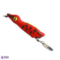 Bravvo Zeel Hand Made Soft Frog Lure | 7.5cm 7 - 9g - Red