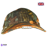 Camouflage Cap with Built in 5 LED Lamps