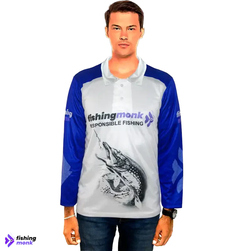 Fishingmonk Men’s Rivery Sublimated Fishing T-Shirt -