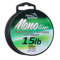 Jarvis Walker Monofilament Green Fishing Line 300m| 6LB