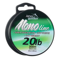 Jarvis Walker Monofilament Green Fishing Line 300m| 6LB